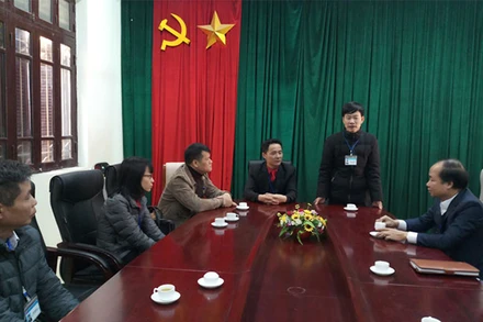 Kiểm tra công vụ tại xã Ngọc Hồi, huyện Thanh Trì năm 2020. (Ảnh: HIỀN THU)