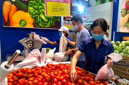Siêu thị, chợ, cửa hàng thực phẩm là nơi sử dụng nhiều túi ni-lông và các sản phẩm làm từ nhựa.