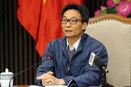 Phó Thủ tướng Vũ Đức Đam chủ trì cuộc họp. (Ảnh: VGP)