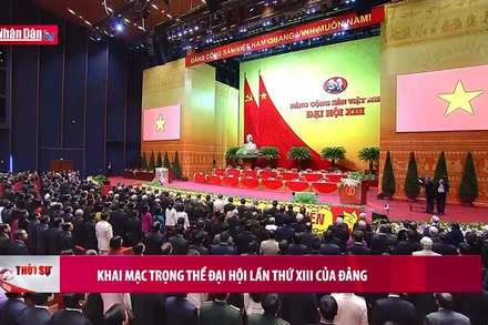 Khai mạc trọng thể Đại hội lần thứ XIII của Đảng