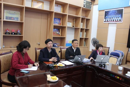 Hội chẩn trực tuyến về ca bệnh nặng. 