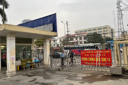 Ảnh các cơ sở cách ly ở Hải Dương luôn được bảo vệ nghiêm ngặt