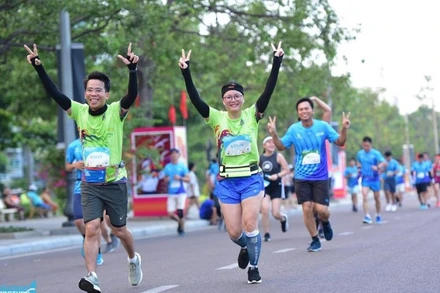 Vợ chồng anh Hoàng Minh Đông luôn bên nhau để cùng chinh phục những mục tiêu mới của bản thân.