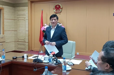 Bộ trưởng Y tế Nguyễn Thanh Long phát biểu tại hội nghị.