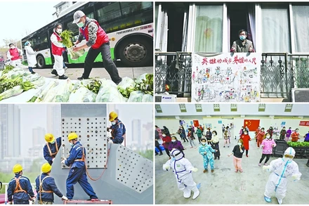 Ảnh: Trường Giang nhật báo (Trung tâm báo chí thành phố Vũ Hán cung cấp)