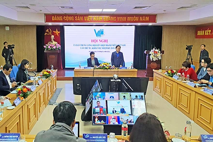 Đồng chí Nguyễn Anh Tuấn phát biểu ý kiến tại Hội nghị.