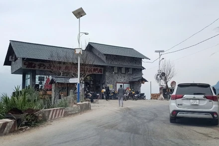 Công trình Panorama trên đèo Mã Pì Lèng.