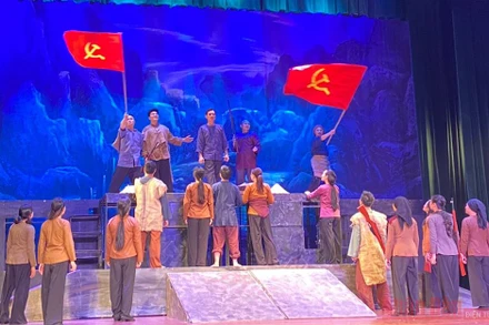 Cảnh trong vở diễn. 