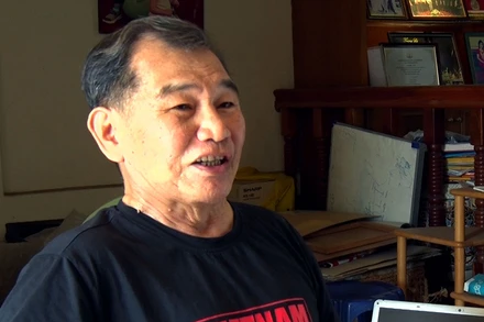 Bác Đào Trọng Lý, kiều bào người Việt Nam tại tỉnh Nakhon Phanom, Thái Lan.