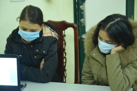 Hai đối tượng Nguyễn Thị Dung và Trần Thị Kim Ngân.