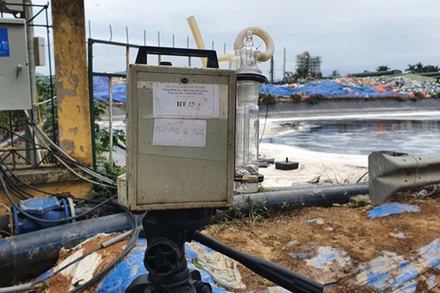 Máy đo mùi hôi nước rỉ rác. (Ảnh: JVE)