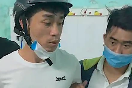 Đối tượng Nguyễn Nhất Linh bị bắt giữ.