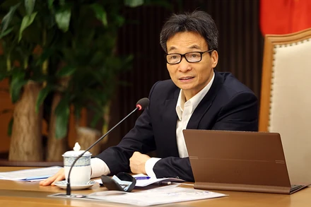 Phó Thủ tướng Vũ Đức Đam chủ trì cuộc họp. (Ảnh: VGP)