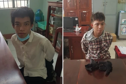 Hào vào Phú tại cơ quan Công an.