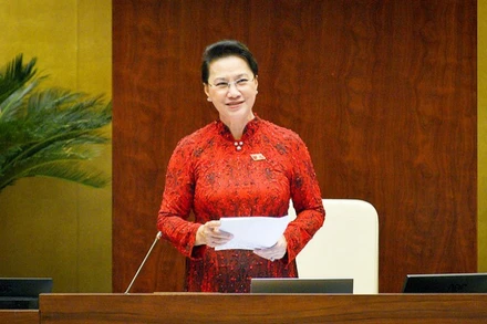 Đồng chí Nguyễn Thị Kim Ngân. (Ảnh: Trung tâm báo chí Quốc hội)