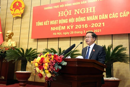 Phó Chủ tịch Quốc hội Đỗ Bá Tỵ phát biểu chỉ đạo hội nghị. Ảnh: DUY LINH