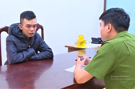 Đối tượng Đạt tại Công an TP Buôn Ma Thuột.