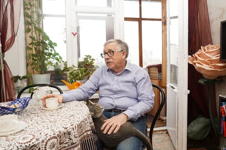 Ông Petr Tsvetov kể lại kỷ niệm. 