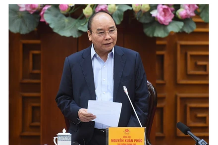 Thủ tướng Nguyễn Xuân Phúc chủ trì cuộc họp Thường trực Chính phủ.