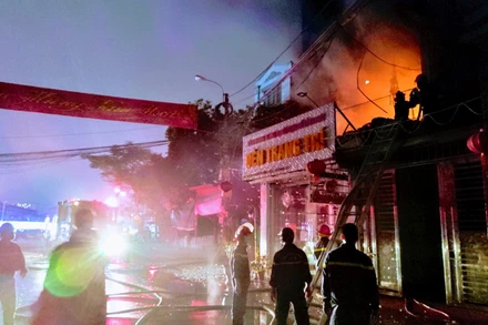 Hiện trường vụ cháy 