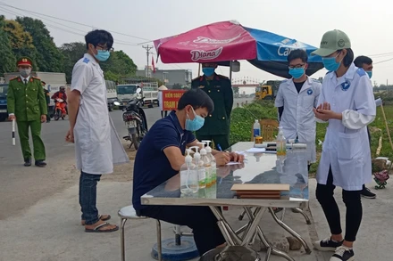 Tỉnh Thái Bình hiện chỉ duy trì một chốt kiểm dịch liên ngành tại cầu Hiệp, giáp ranh tỉnh Hải Dương.