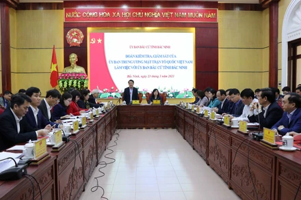 Giám sát công tác chuẩn bị bầu cử Quốc hội và HĐND tại tỉnh Bắc Ninh