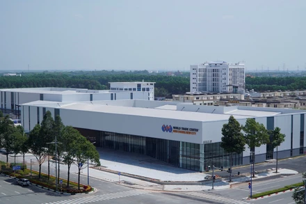 Trung tâm triễn lãm WTC EXPO tại Thành phố mới Bình Dương đã hoàn thiện, chuẩn bị đưa vào sử dụng.