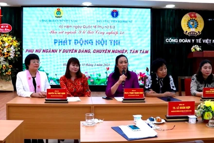Phát động hội thi về phụ nữ ngành y lần thứ nhất