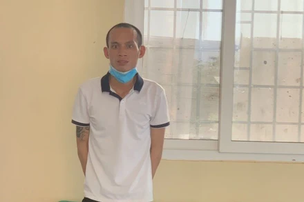 Nguyễn Văn Hậu khi làm việc tại Đồn Biên phòng CKQT Hà Tiên