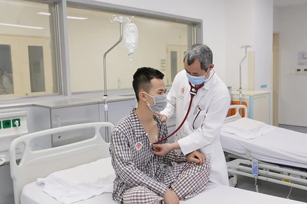 Sức khỏe của bệnh nhân hồi phục tốt.