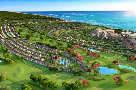 Với rất nhiều dự án bất động sản lớn, Nova Group là đơn vị tuyển dụng lượng nhân sự vô cùng lớn, trong đó sinh viên Nova College luôn được ưu tiên. Trong ảnh: Phối cảnh dự án Novaworld Phan Thiet.