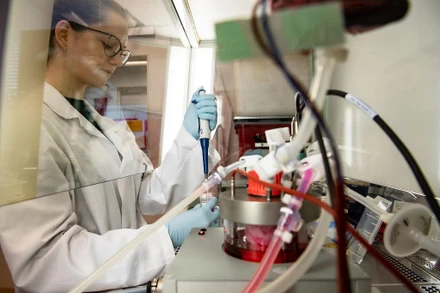 Phòng thí nghiệm Vector virus quốc gia tại Viện Khoa học Phân tử AI Virtanen ở Đại học Đông Phần Lan. Ảnh: UEF.