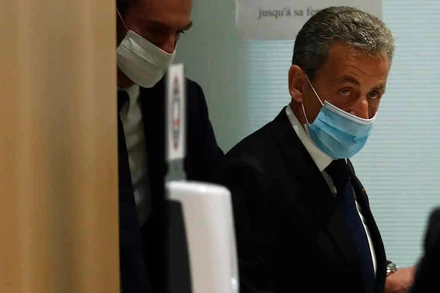 Cựu Tổng thống Nicolas Sarkozy. (Ảnh AP)