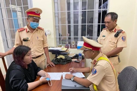 Đối tượng  Nguyễn Lê Hoàng Phương tại cơ quan điều tra.