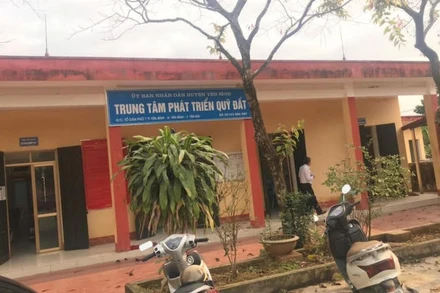 Trụ sở Trung tâm Phát triển quỹ đất huyện Yên Bình, tỉnh Yên Bái.