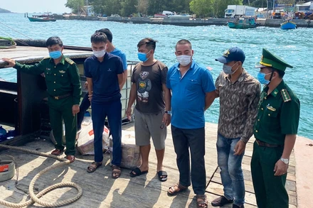 Những người tổ chức đưa người vượt biên trái phép đã bị Bộ đội Biên phòng Kiên Giang bắt giữ cách đây vài ngày.
