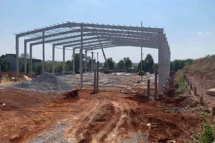 Hiện trường vụ tai nạn.