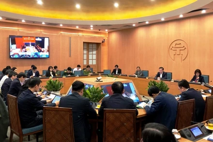 Quang cảnh cuộc họp.