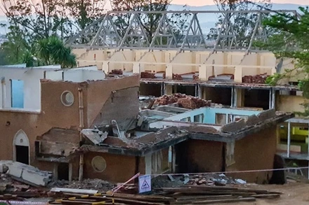 Khu vực xảy ra vụ việc làm hai công nhân tử vong.