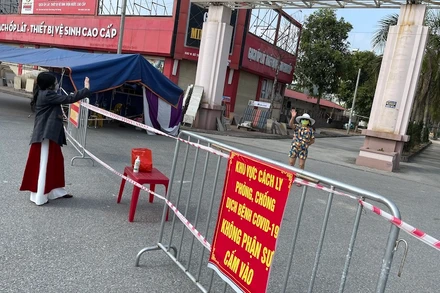 Khu dân cư Việt Mỹ sẽ được gỡ bỏ phong tỏa vào 0 giờ ngày 10-3.