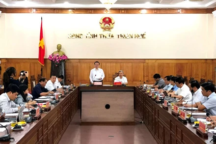 Đoàn Ủy ban Thường vụ Quốc hội và Hội đồng Bầu cử quốc gia làm việc với Ủy ban bầu cử tỉnh Thừa Thiên Huế.