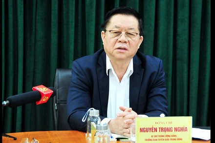Đồng chí Nguyễn Trọng Nghĩa, Bí thư Trung ương Đảng, Trưởng Ban Tuyên giáo Trung ương. Ảnh: dangcongsan.vn