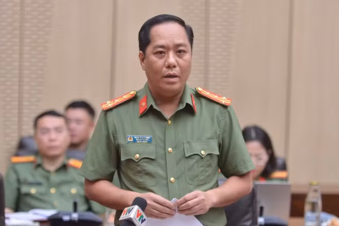 Đại tá Phạm Mạnh Hùng, Phó Cục trưởng Cục An ninh kinh tế Bộ Công an, thông tin về vụ án.