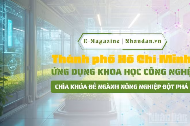 Thành phố Hồ Chí Minh: Ứng dụng khoa học công nghệ, chìa khóa để ngành nông nghiệp đột phá