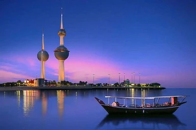 Thủ đô Kuwait nhìn từ xa. (Ảnh: Theo Đại sứ quán Việt Nam tại Kuwait)