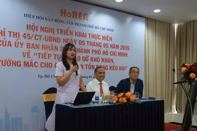 Đại diện các cơ quan, Hiệp hội tổ chức hội nghị triển khai Chỉ thị 45/CT-UBND, ngày 5/5/2026 của Ủy ban nhân dân Thành phố Hồ Chí Minh. 