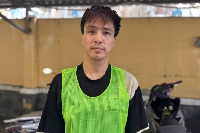Đối tượng Tăng Nhật Tuệ tại cơ quan chức năng.