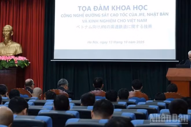 Tọa đàm khoa học về công nghệ đường sắt cao tốc Shinkansen Nhật Bản và những kinh nghiệm đối với doanh nghiệp cơ khí-xây dựng Việt Nam.
