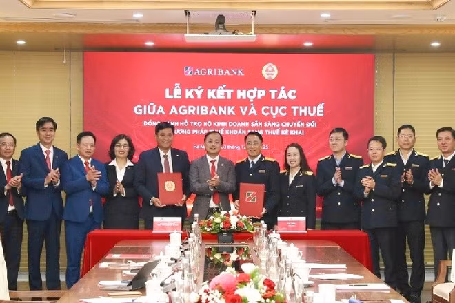 Thỏa thuận hợp tác là sự thống nhất về mục tiêu, trách nhiệm và tầm nhìn chiến lược giữa Agribank và ngành thuế trong hiện đại hóa tài chính quốc gia.
