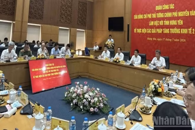 Quang cảnh buổi làm việc.